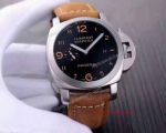 Panerai Luminor GMT Replica watch Beige Leather strap 44mm